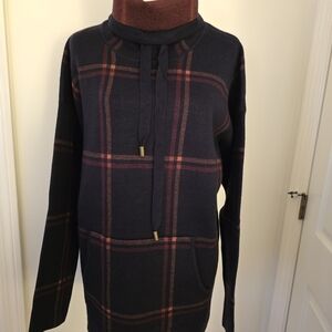 Max Studio Turtleneck Sweater With Drawstring Neck Sz. (Large)